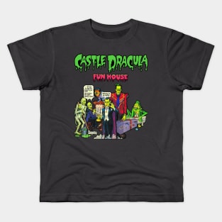 Castle Dracula Fun House Kids T-Shirt